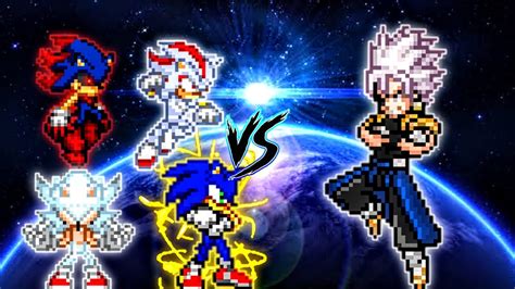 Sonic TP V2 OP New Sonic Chaos OP Shadow OP Sonic Exe OP VS