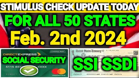 Stimulus Check Update Today Feb 2nd 2024 Social Security Check For