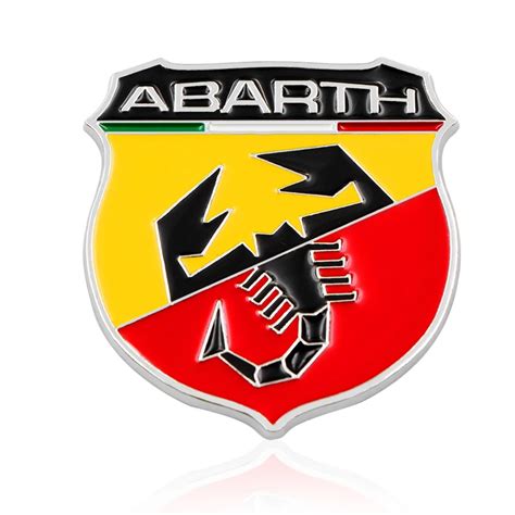 Aliexpress Buy D M Car Abarth Metal Adhesive Badge Emblem Logo