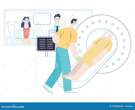 Medical Tests Illustration Mrt Stock Illustration Illustration Of