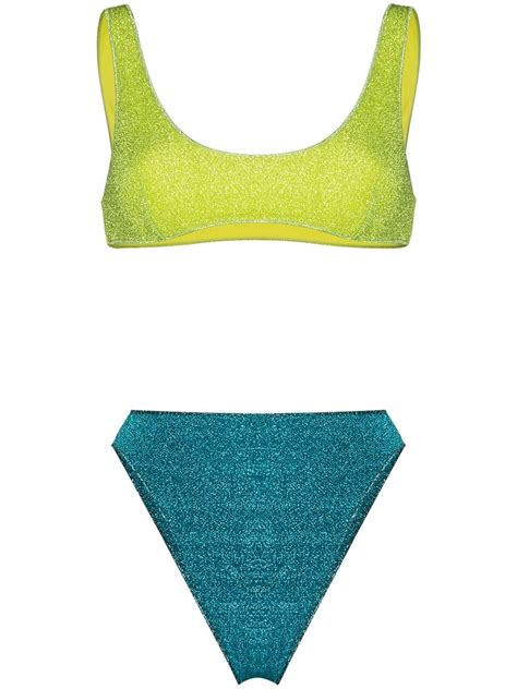 Oséree Lumiere 90s Sporty Bikini Set Farfetch