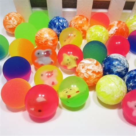 Aliexpress.com : Buy Free shipping 27mm rubber Bouncing balls, elastic ball,cartoon bouncing ...