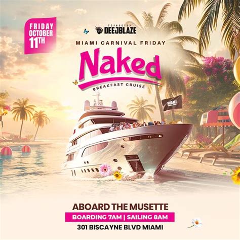 Island E Tickets NAKED BREAKFAST CRUISE