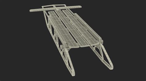 Vintage Snow Sled 3D Model $24 - .3ds .blend .c4d .fbx .max .ma .lxo ...