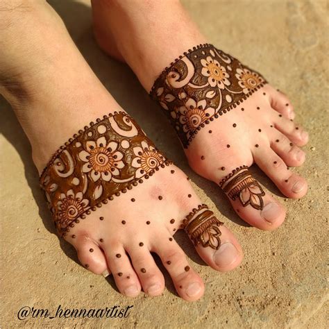 Simple Flower Mehndi Designs For Legs Best Flower Site