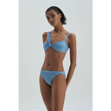 Dagi Bikini Top Blue Plain Eponuda