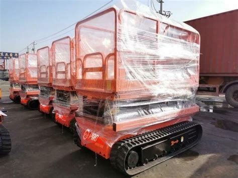 Rough Terrain Crawler Self Propelled Scissor Lift Hydraulic Electric