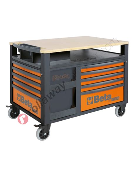 Tool Trolley With Wood Worktop And Drawers Rsc Supertank