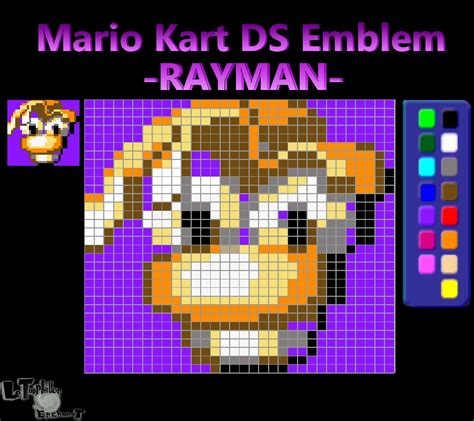 Mario Kart DS Emblem : Rayman (Reupload) by LTE-T on DeviantArt