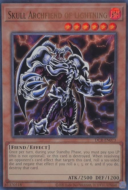 Arcidemone Teschio Del Fulmine Dark Crisis 25th Anniversary Edition Yu Gi Oh Cardtrader