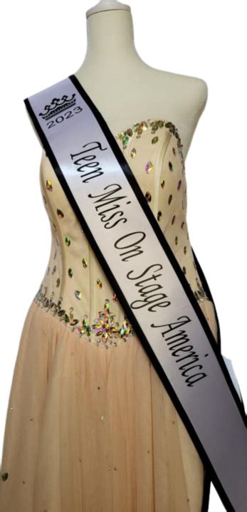 Classic Pageant Sashes Print The Sash Spot