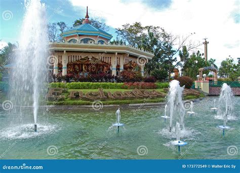 Enchanted Kingdom Theme Park Carousel Facade At Daytime In Santa Rosa