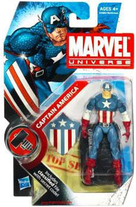 Marvel Universe Series 7 Captain America 375 Action Figure 8 Original Costume Hasbro Toys Toywiz