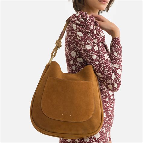 Bolso de ante holly hobo ámbar Vanessa Bruno La Redoute