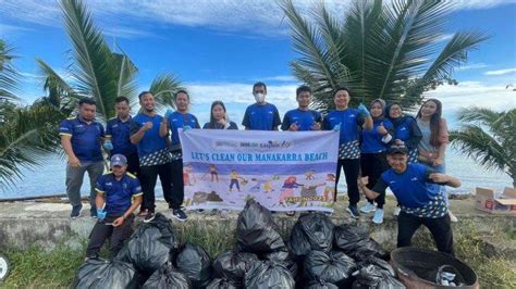 Peringati HUT Ke 60 Tahun PT TASPEN Mamuju Bersih Bersih Lingkungan