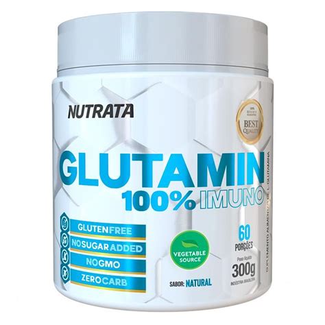 Glutamina 100 Imuno 300g Nutrata Na Nutri Fast Shop