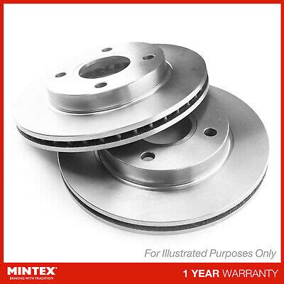 Mintex Front Brake Discs 284mm Pair For Fiat Grande Punto 199 1 3 JTD