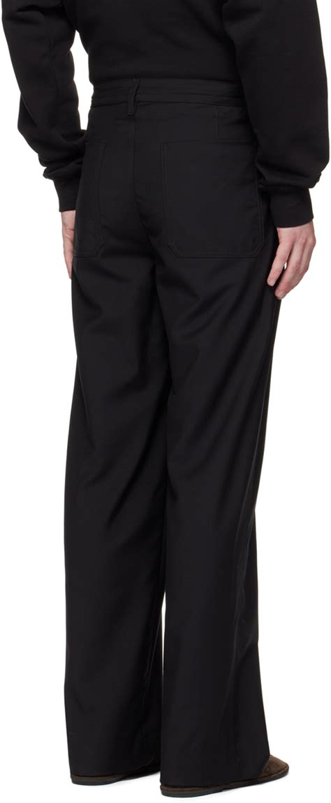 The Row Black Kenzai Trousers The Row