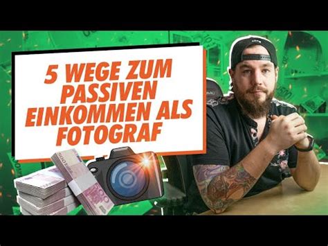 5 Wege Zum Passiven Einkommen Als Fotograf YouTube