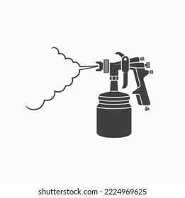 Illustration Spray Paint Gun Vector Art Stock Vector Royalty Free