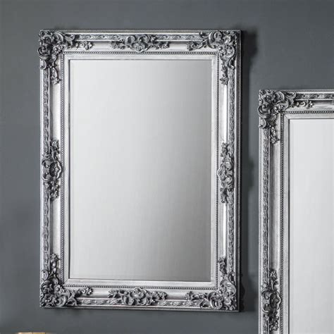 Altori Baroque Rectangle Wall Mirror Silver Cm X Cm Mirrors