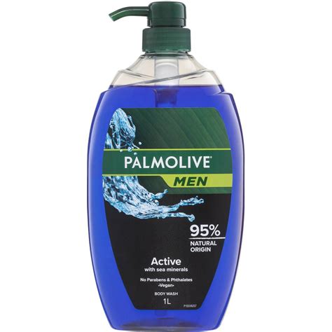 Palmolive Men S Body Wash Shower Gel Active 1l Woolworths