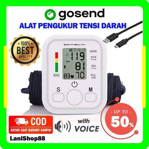 Jual Alat Cek Pengukur Tekanan Tensimeter Tensi Darah Meter Digital