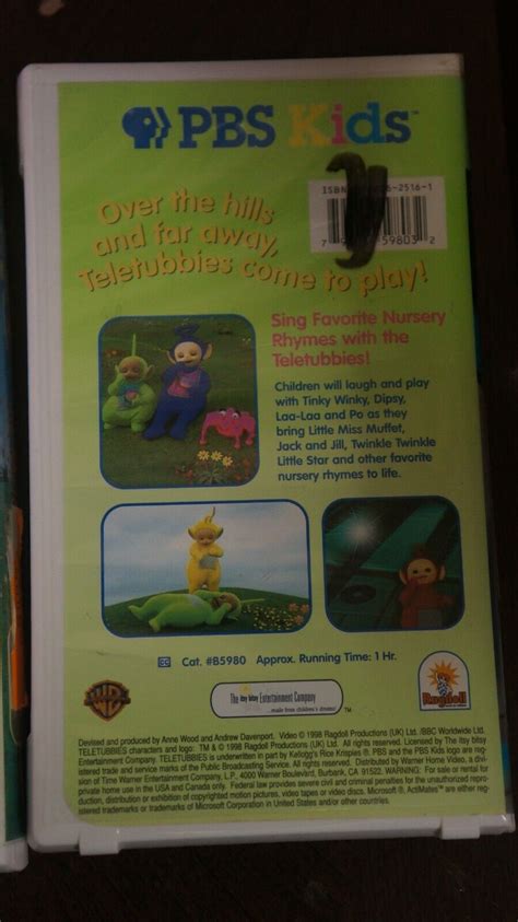 Lot Of 3 Teletubbies Vhs Tapes Pbs Kids Here Grelly Usa