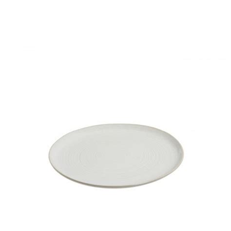 Assiette plate en céramique blanche D22cm Cdiscount Maison