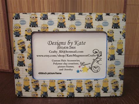 Handmade Minion Picture Frame