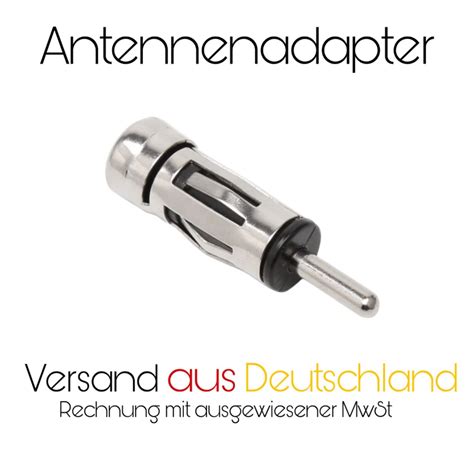 Kfz Auto Radio Adapter Antennenadapter Din Iso Stecker