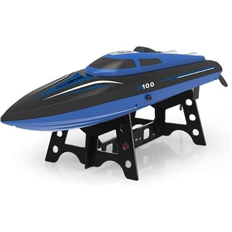 Bateau Rc 2 4Ghz 25Km H Haute Vitesse 4 Canaux Télécommande Bateau De