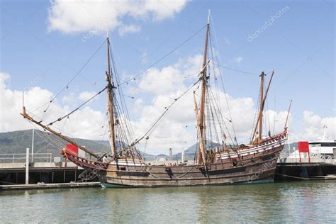 Old wooden sail ship — Stock Photo © ImageSupply #81564608