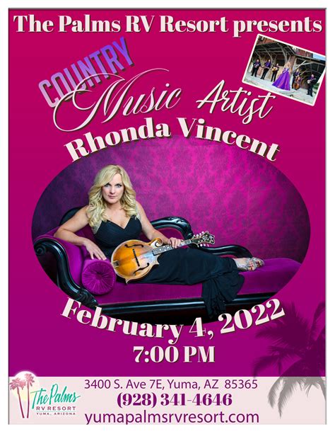 Rhonda Vincent (Live on Stage) » The Palms RV Resort