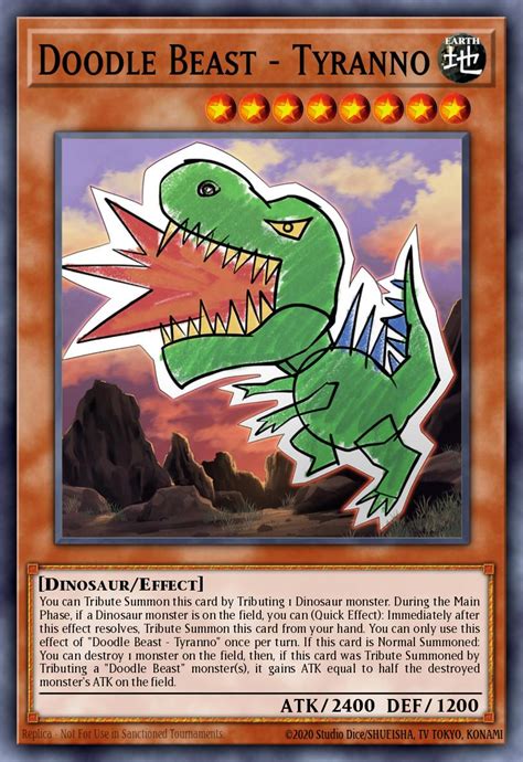 Doodle Beast Tyranno Cách sở hữu lá bài Yu Gi Oh Việt Nam YGO