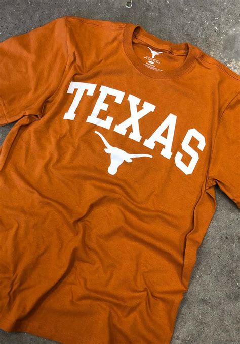 Texas Longhorns Burnt Orange Arch Mascot Short Sleeve T Shirt