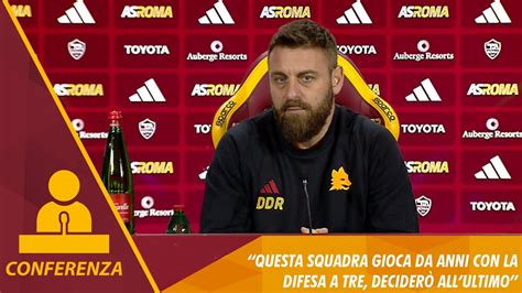 🗣️de Rossi Questa Squadra Gioca Da Anni A Tre Ci Prendiamo Fino All