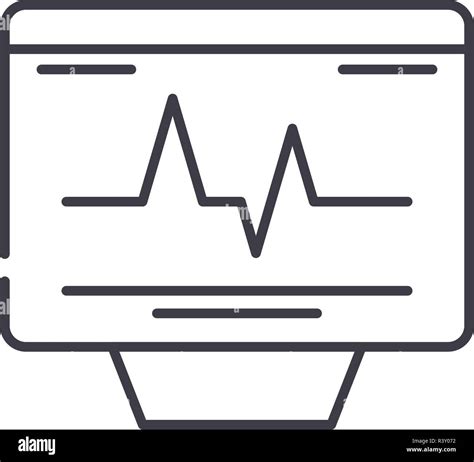 Compruebe Que La Línea Cardiovascular Concepto De Icono Verificar