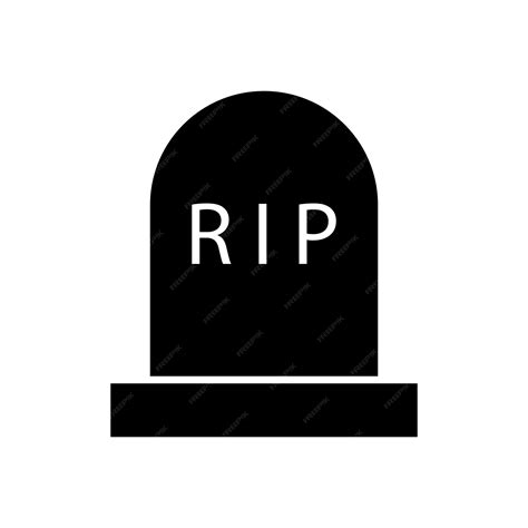 Premium Vector Tombstone Icon Vector