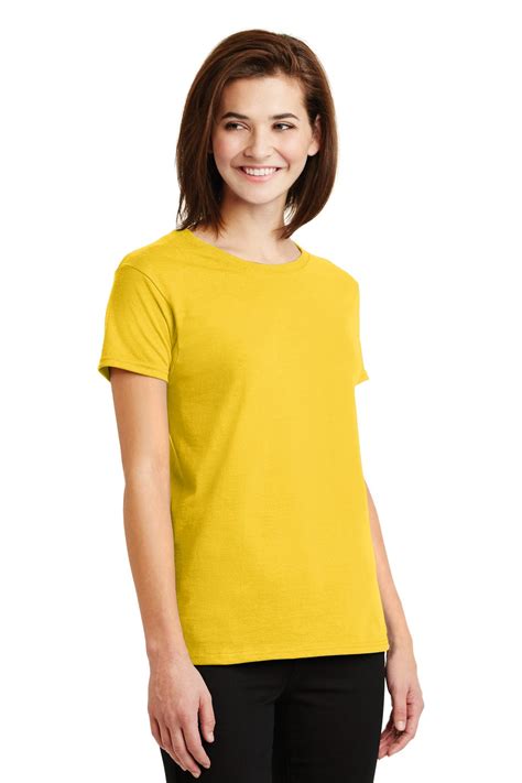 Gildan Ladies Ultra Cotton 100 Us Cotton T Shirt 2000l Daisy