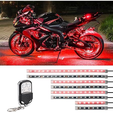 Amazon Shinight Pcs Motorcycle Led Light Kits App Control