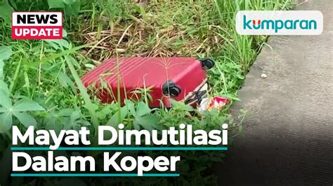 Geger Koper Merah Berisi Mayat Pria Dalam Kondisi Termutilasi Di Bogor