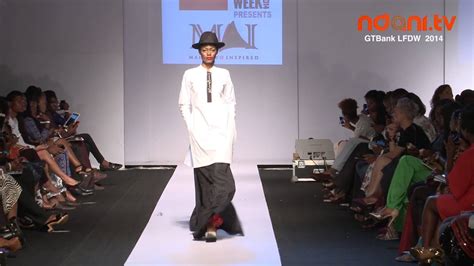 Gtbank Lagos Fashion And Design Week 2014 Mai Atafo Youtube