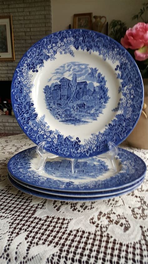 Dinner Plate Wedgwood Queens Ware Romantic England China Set Etsy