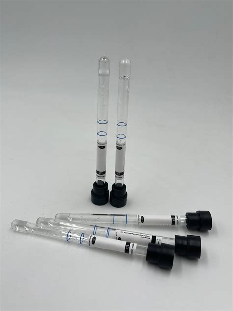 Medical ESR Vacuum Blood Collection Tube Black Top Sodium Citrate