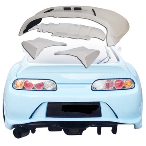 Modelodrive Frp Var Body Kit W Wing Toyota Supra Jza80 1993 1998