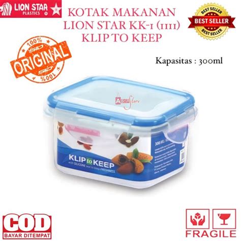 BISA COD PROMO Lion Star KK 1 1111 Klip To Keep 300ml Tempat