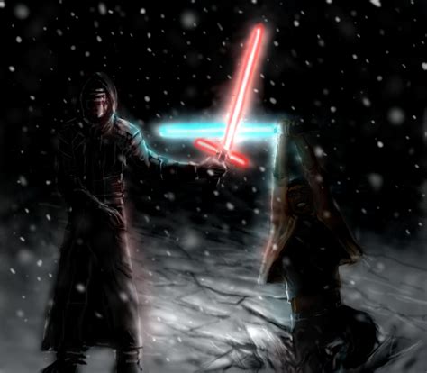 Kylo Ren Fights Finn Star Wars By Modji 33 On Deviantart