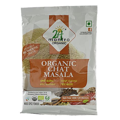 Buy 24 Mantra Organic Masala Chaat 50 Gm Carton Online At The Best