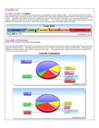 Sample Report Bodymetrix Pdf